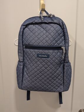 Vera Bradley Quilted Blue Backpack